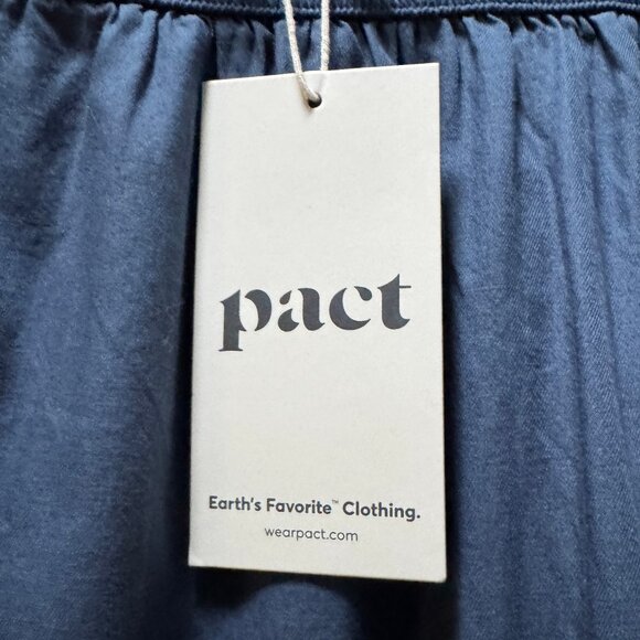PACT - Tiered maxi skirt w/ pockets w/ 1/2 slim lining - Sz M - NWT - Picture 3 of 6